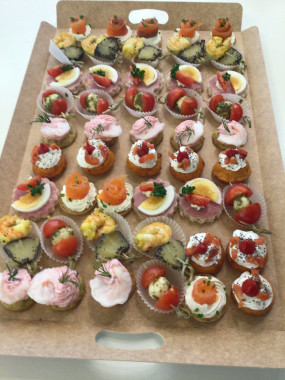 Tout salé...les canapés assortis