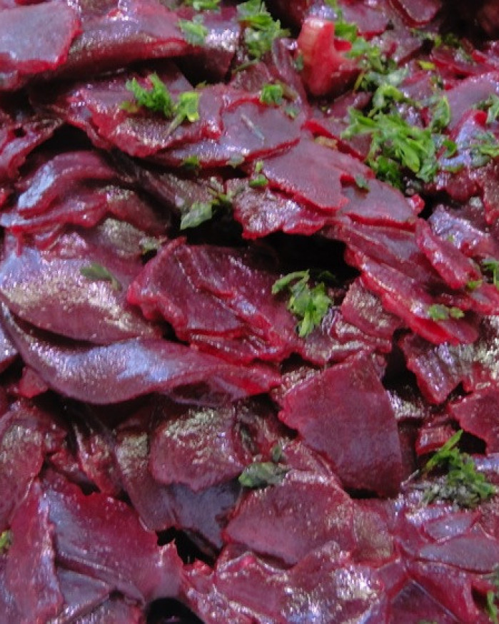 Salade de betterave rouge
