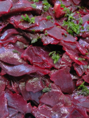 Salade de betterave rouge