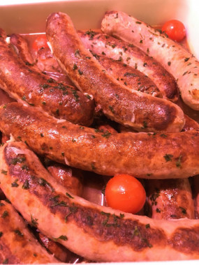 Saucisse de Toulouse braisée au jus (part)