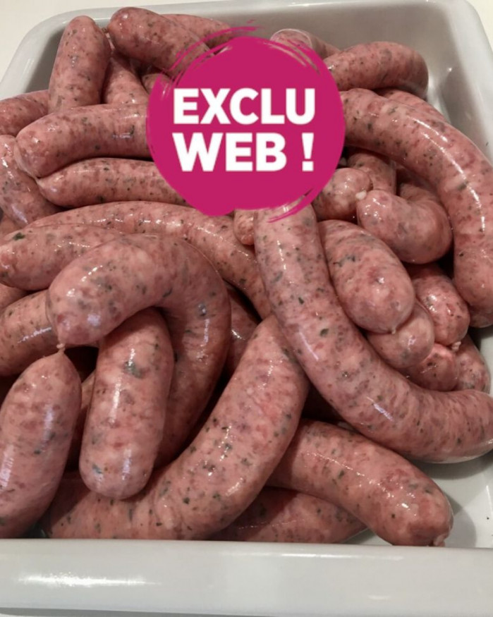 SAUCISSE AUX HERBES PAR 10 KG promo 