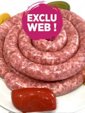 SAUCISSE DE TOULOUSE PAR 3 KG  promo 37.20 